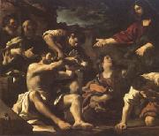 Giovanni Francesco Barbieri Called Il Guercino The Raising of Lazarus (mk05) Sweden oil painting artist